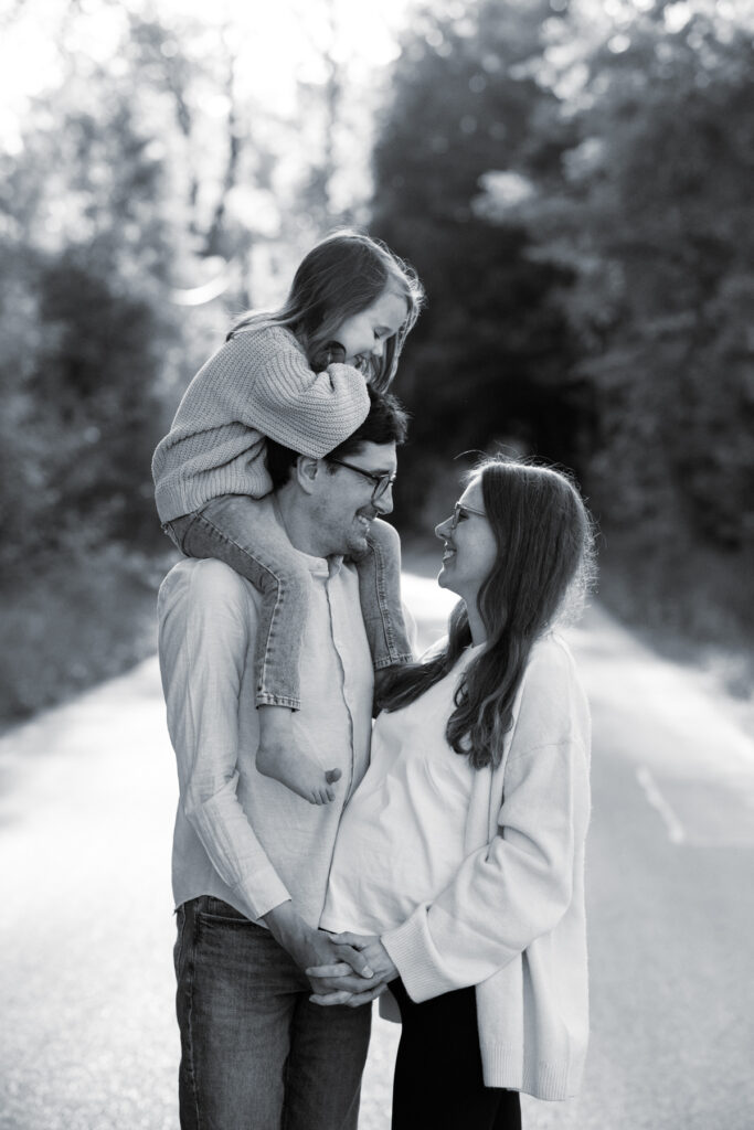 Familienbild, outdoor, autentisch, emotional